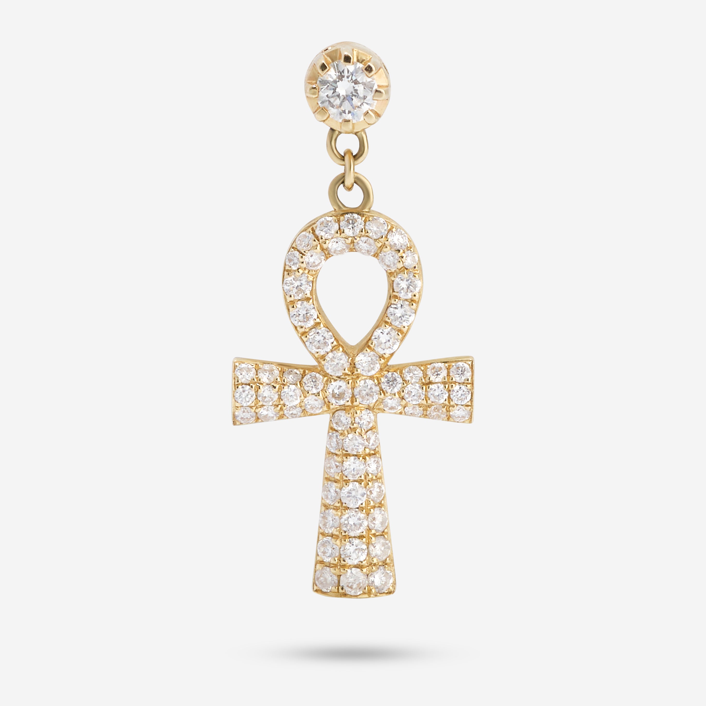 Ankh Dangle Earring