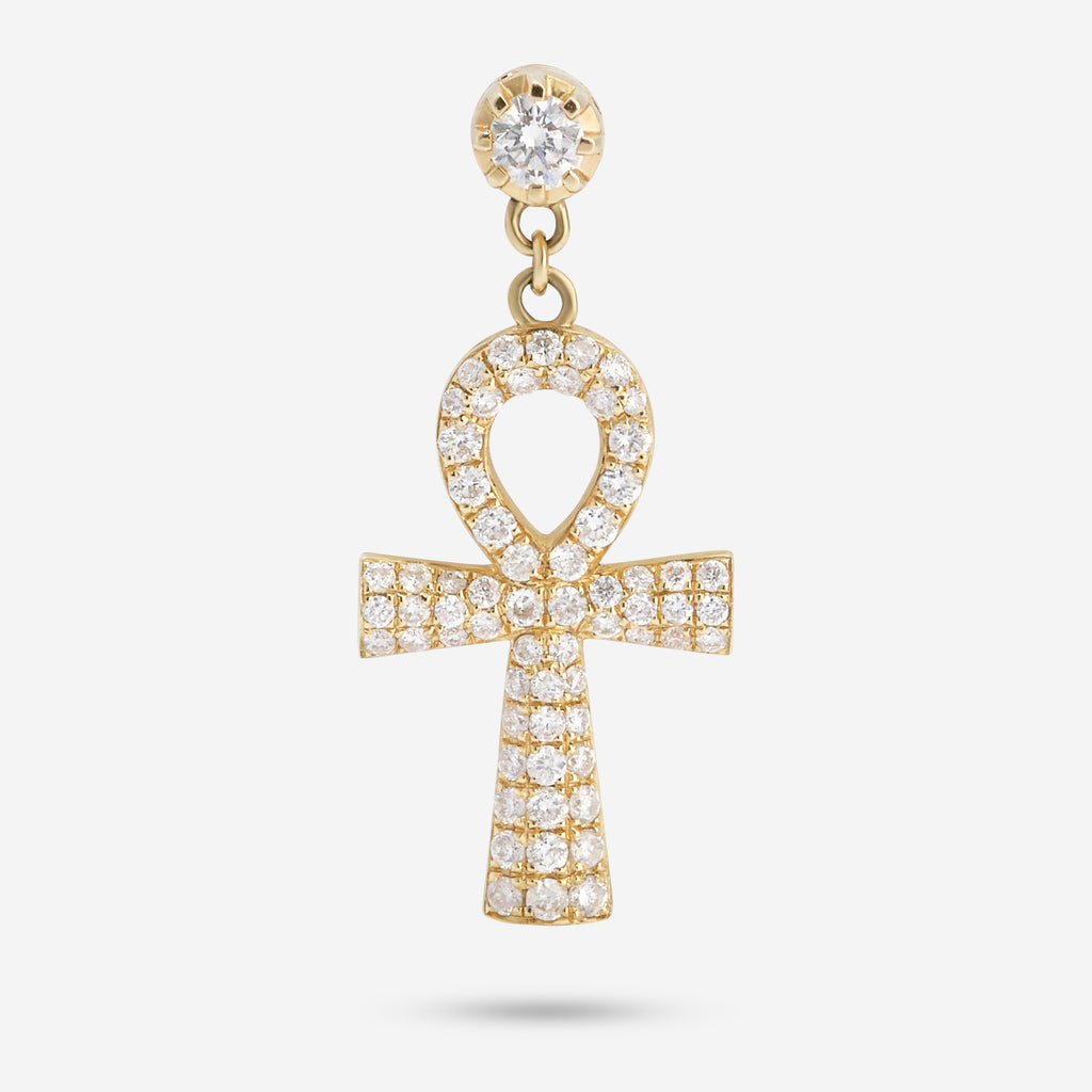 Ankh Dangle Earring