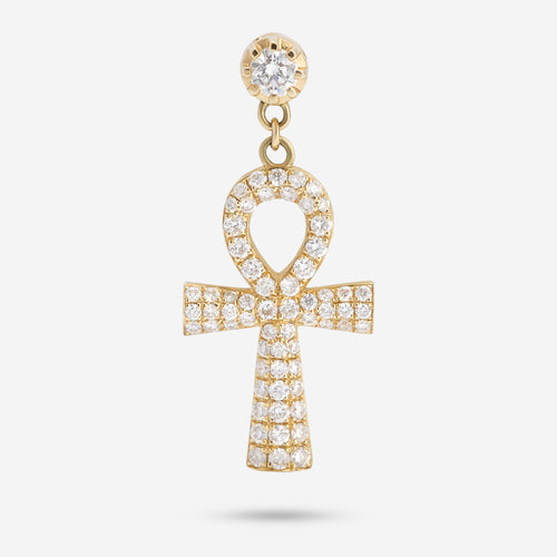 Ankh Dangle Earring