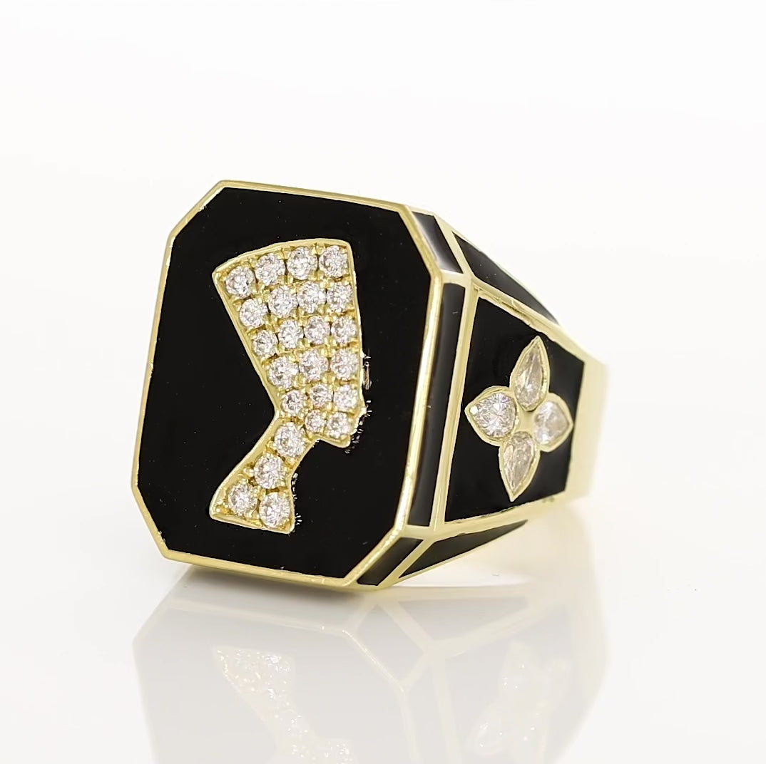 Nefertiti Signet Ring